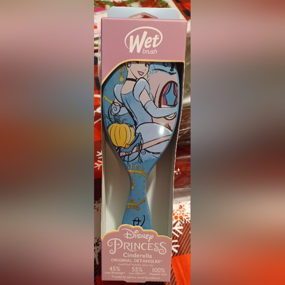 Cinderella Princess Wet Brush Original Detangler Hair Brush- ONE brush available
